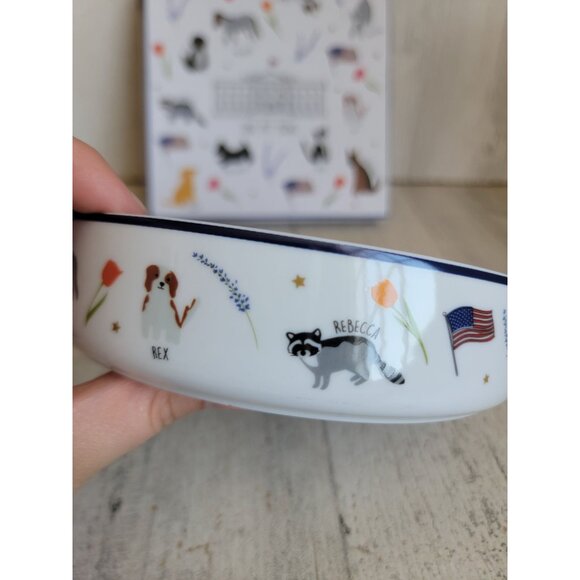 White House one pet bowl cat dog unique home decor figure - Picture 6 of 11